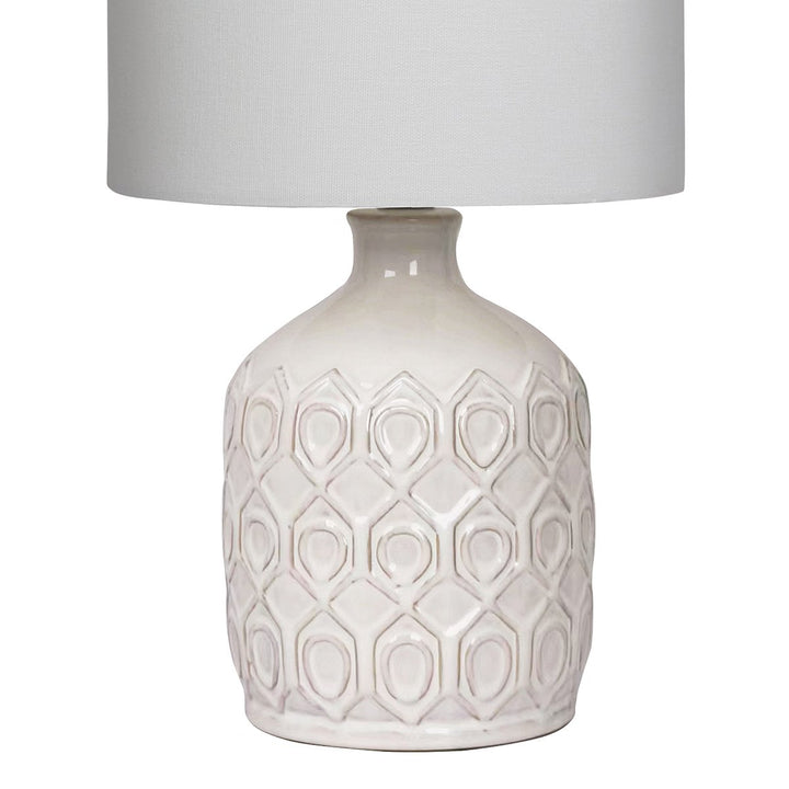 Ceramic Table Lamp In Cream