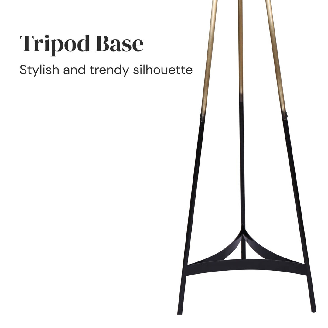 Metal Tripod Electric Floor Lamp Gradient Finish