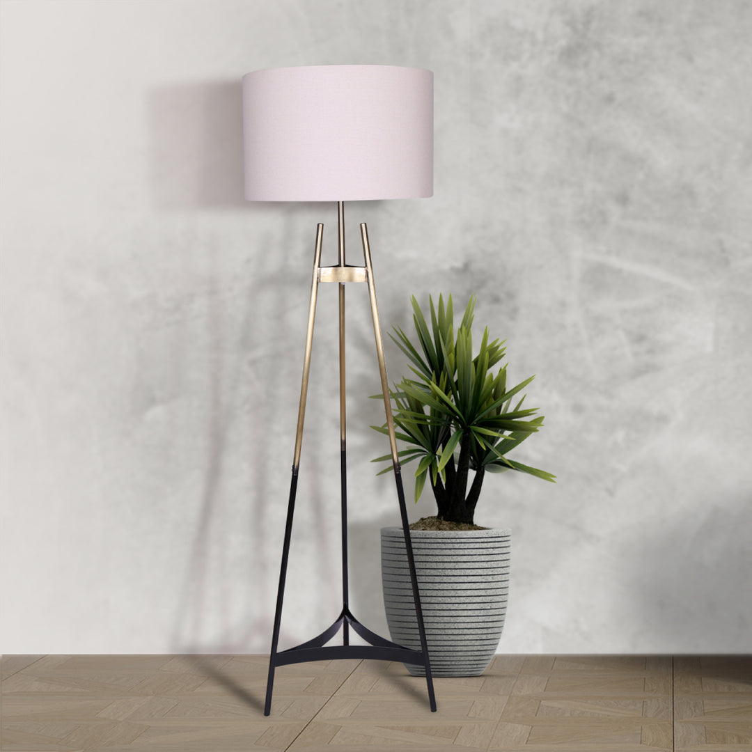 Metal Tripod Electric Floor Lamp Gradient Finish