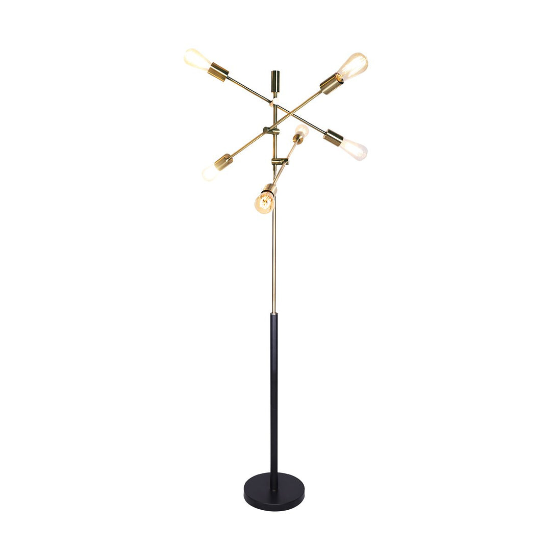 6-Light Metal Sputnik Floor Lamp