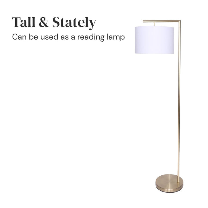 90-Degree Modern Arc Floor Lamp