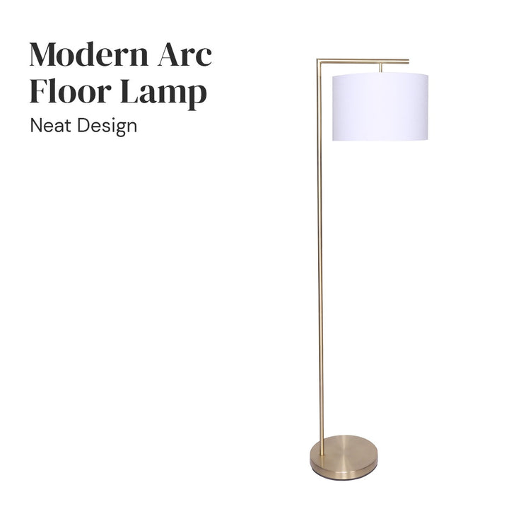 90-Degree Modern Arc Floor Lamp