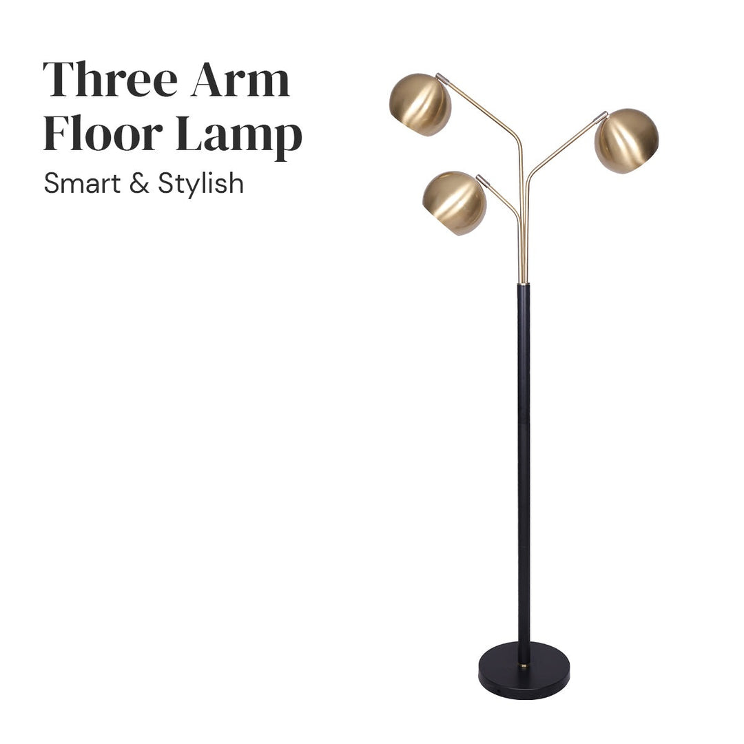 Adjustable 3-Arm Arc Lamp