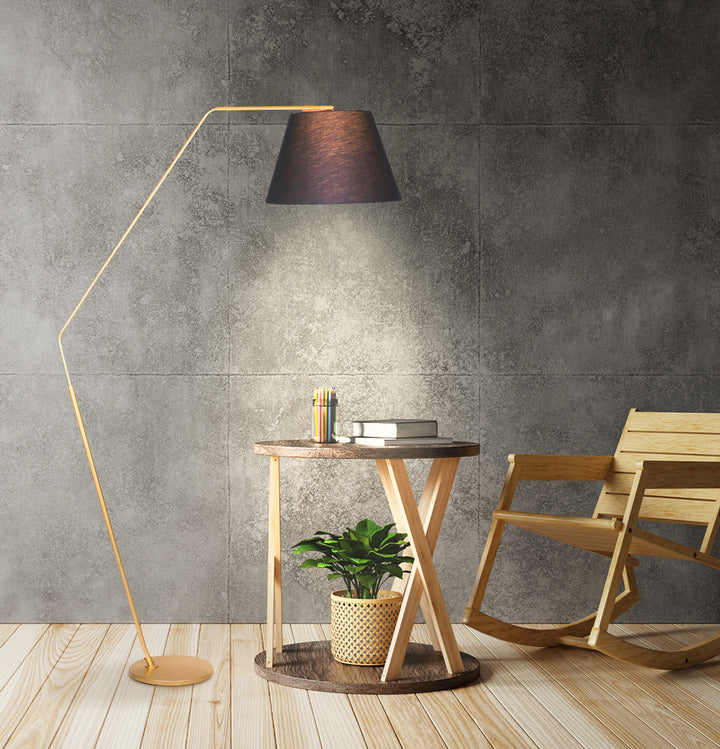 Arc Floor Lamp with Empire Shade