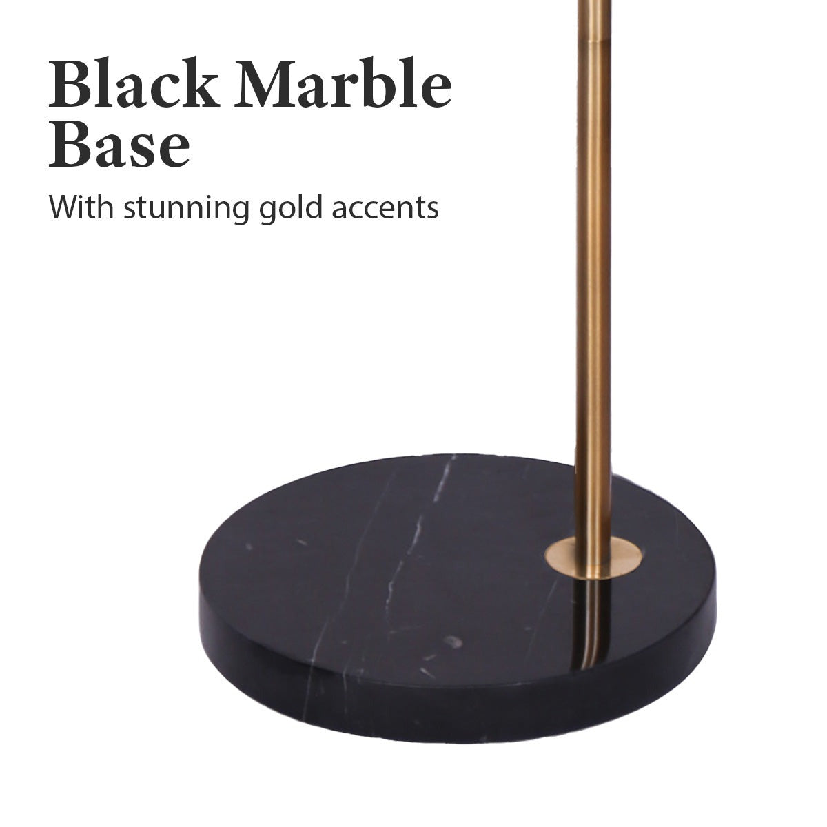 Metal Floor Lamp With Opal Glass Shade - Homecoze