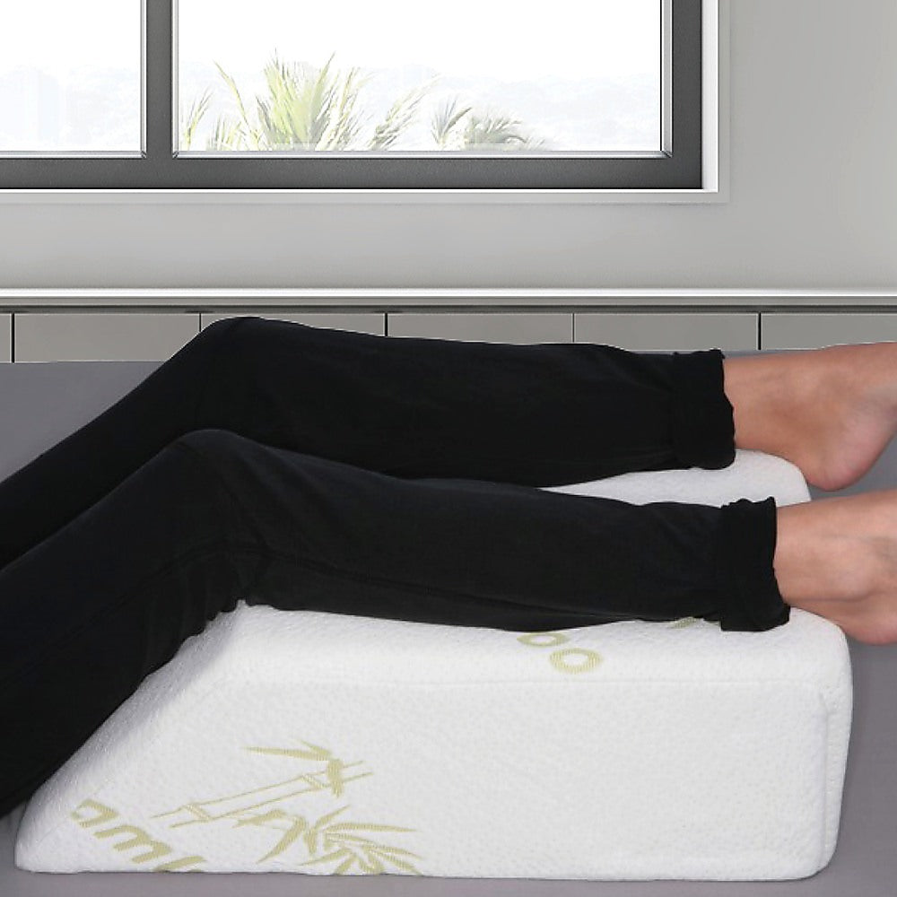 Wedge Elevation Pillow Cool Gel Memory Foam Leg Raiser Support Cushion Homecoze