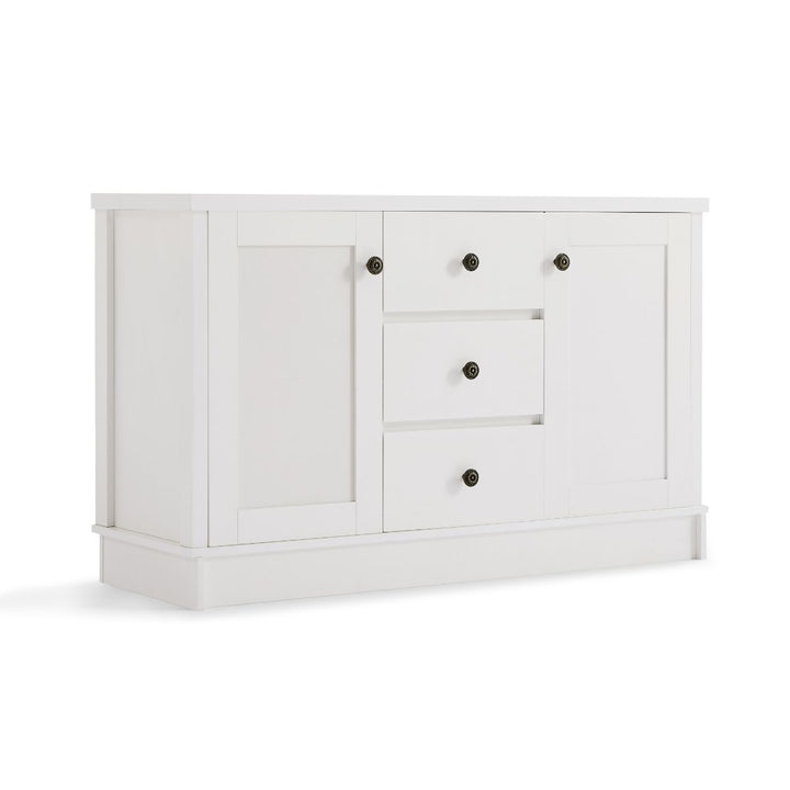 Hamptons Coastal-Inspired Sideboard Buffet Unit Homecoze