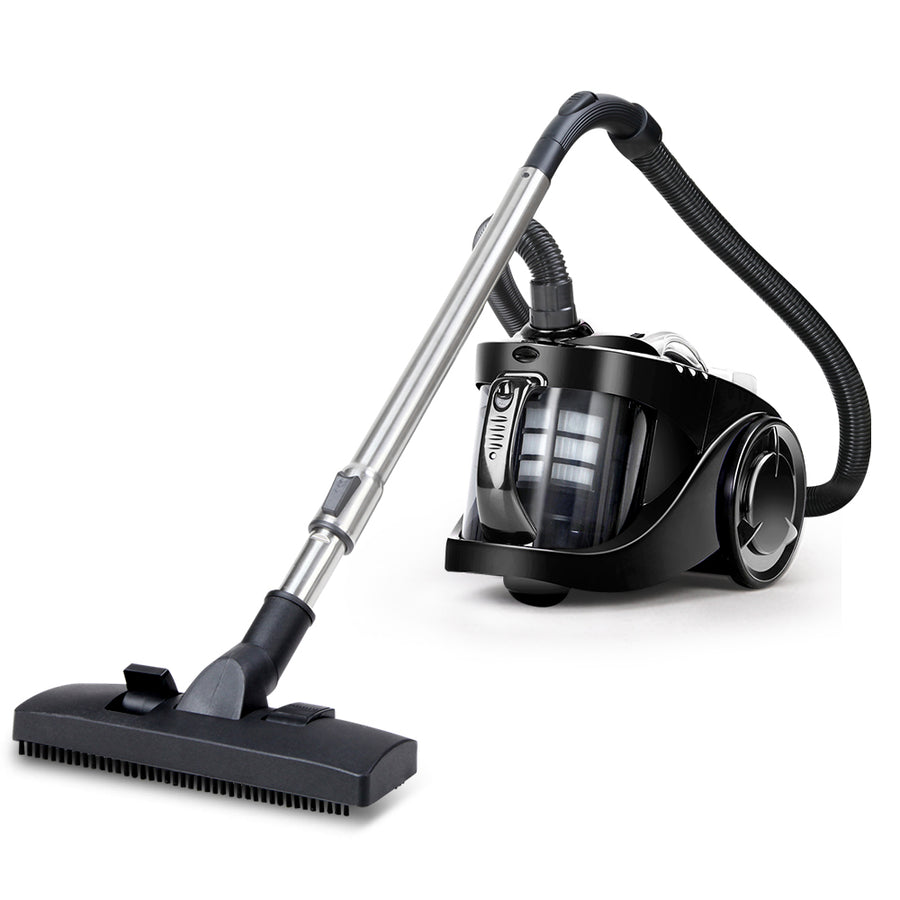 Bagless 2200W Cyclone Vacuum Cleaner with HEPA Filter - Black Homecoze