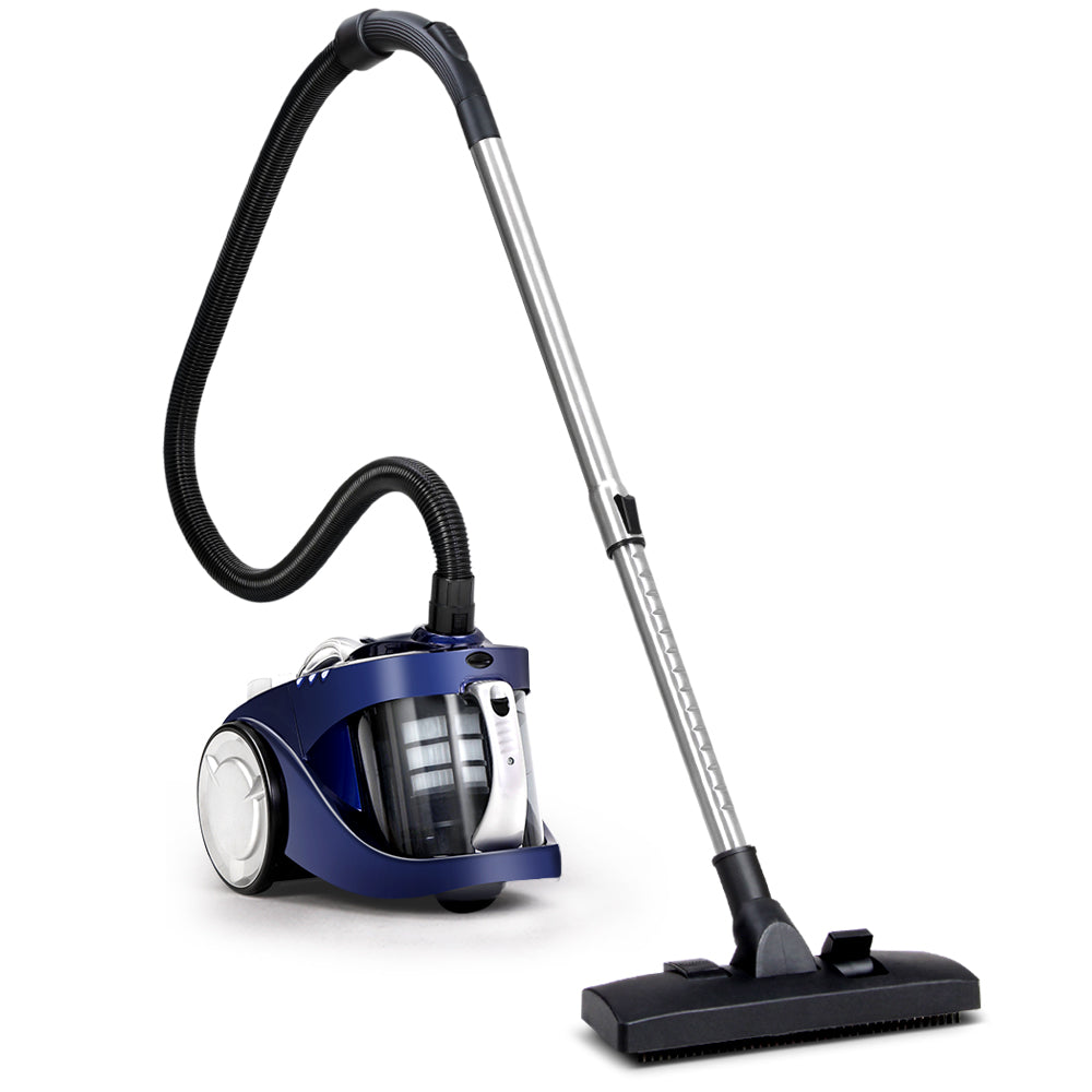 Bagless 2200W Cyclone Vacuum Cleaner with HEPA Filter - Blue Homecoze