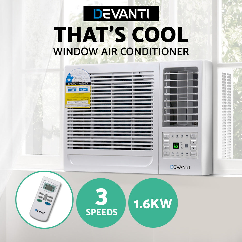 1.6kW Window Box Air Conditioner Homecoze