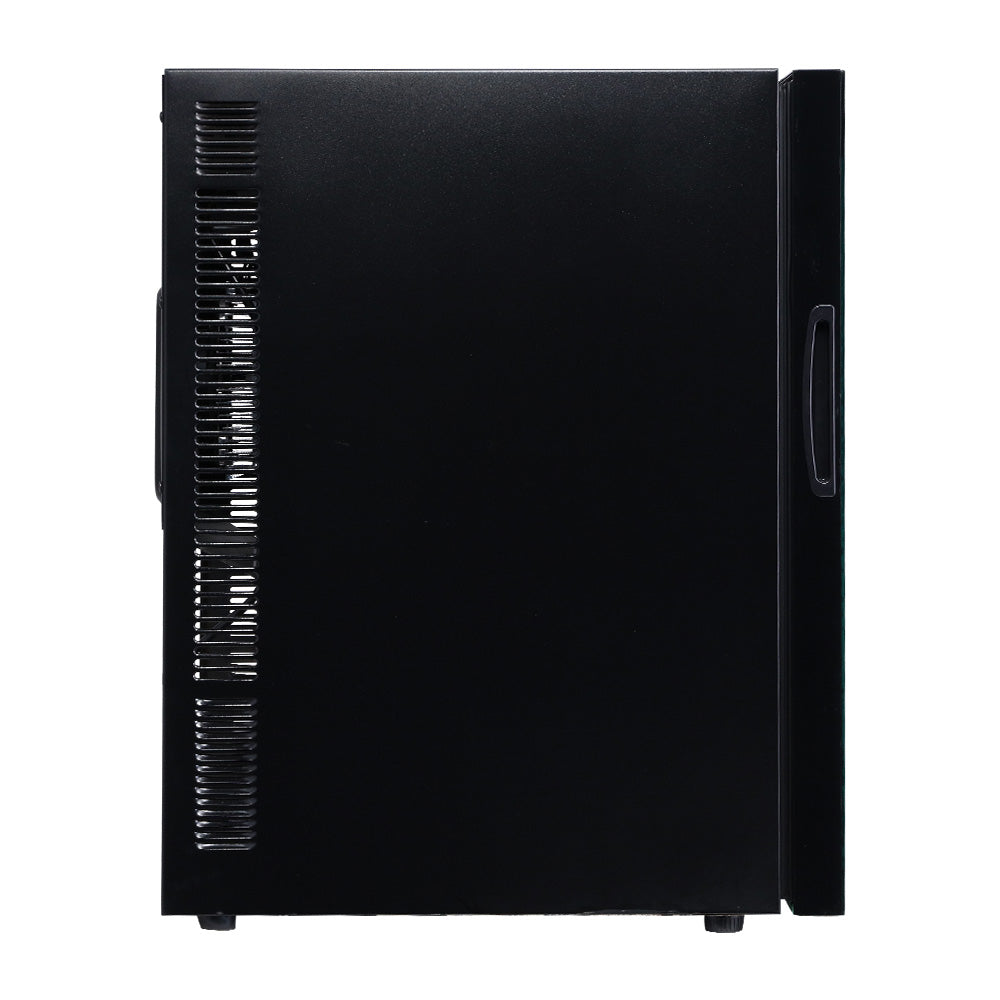 Compact Wine Cooler 18 Bottle Thermoelectric Fridge Storage Chiller - Black Homecoze
