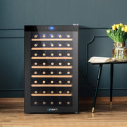 Wine Cooler 51 Bottle Thermoelectric Fridge Storage Chiller - Black Homecoze