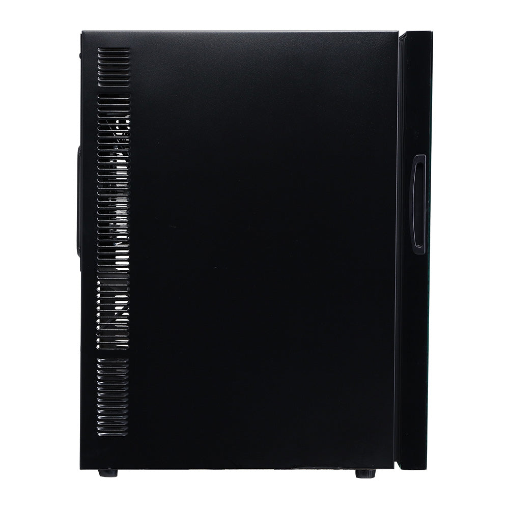 Small Wine Cooler 28 Bottle Thermoelectric Fridge Storage Chiller - Black Homecoze