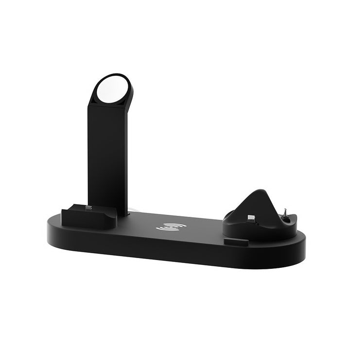 4-in-1 Wireless Charger Station Fast Charge for iPhone, Apple Watch, Airpods - Black Homecoze