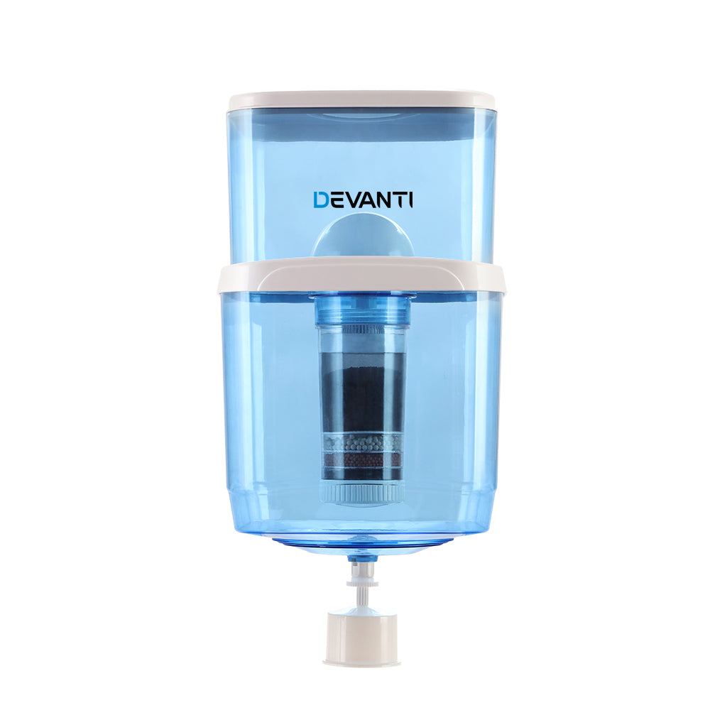 22L Replacement Water Cooler Dispenser Bottle Container with 6 Stage Filtration Homecoze
