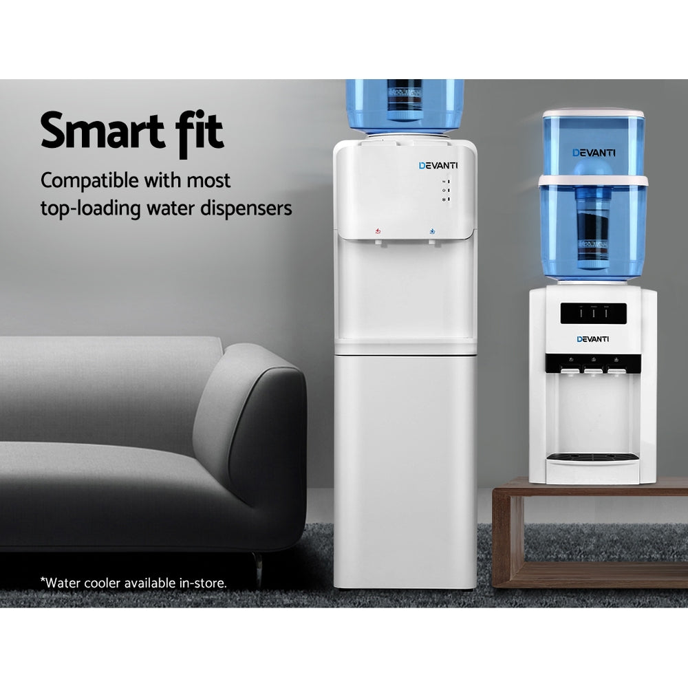 22L Replacement Water Cooler Dispenser Bottle Container with 6 Stage Filtration Homecoze