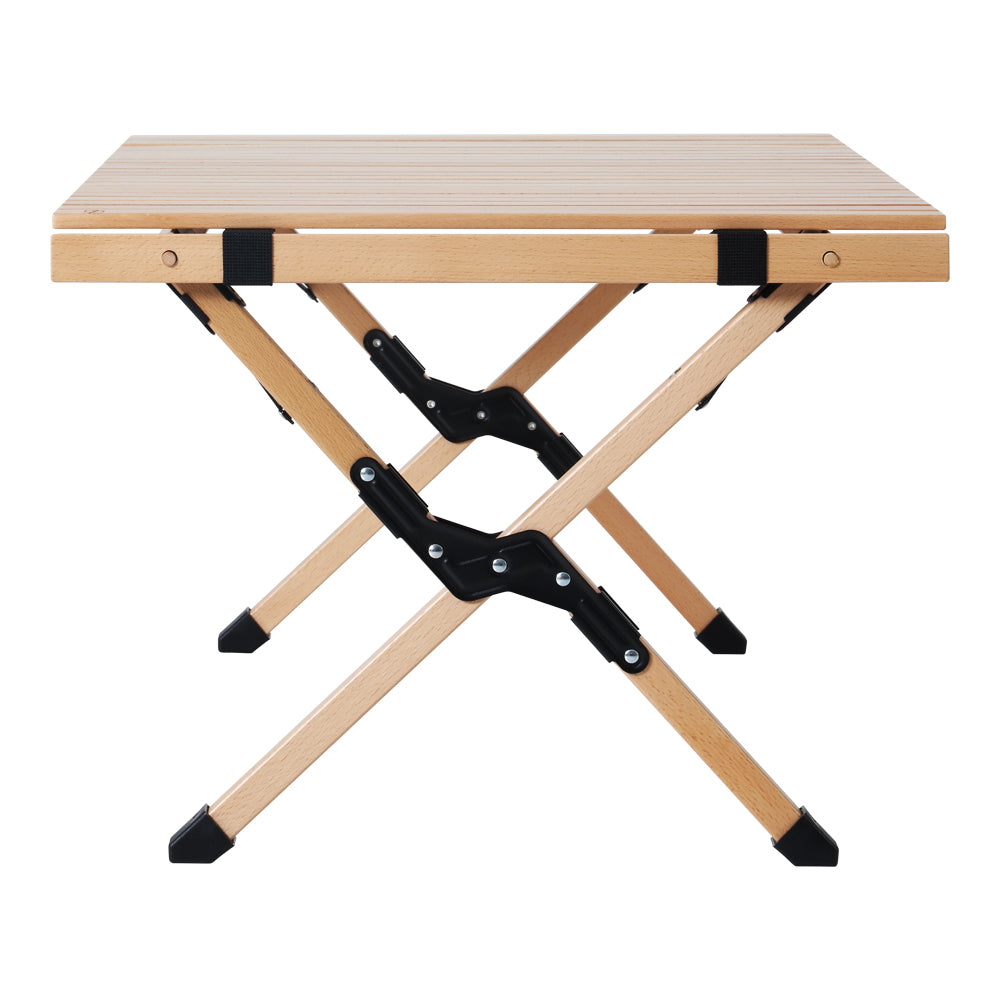 Portable Wooden Picnic Camping Fold Up Table - 90CM Homecoze
