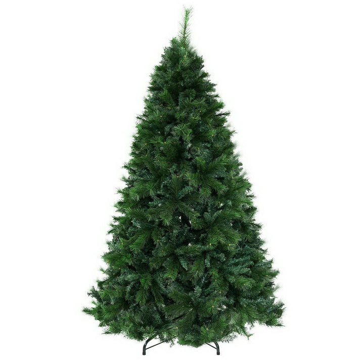 6FT (1.8m) Green Pine-Needle Blended Tips Christmas Tree - 1024 Tips Homecoze