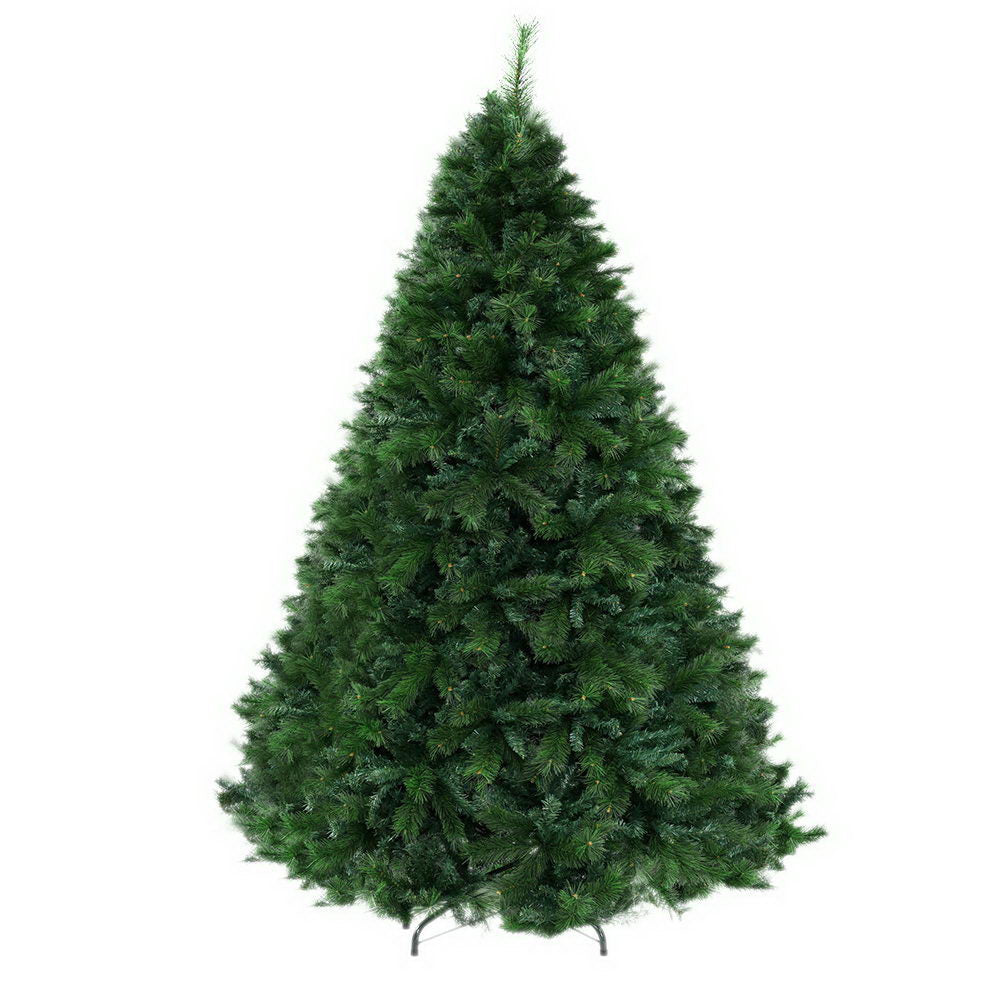 8FT (2.4m) Green Pine-Needle Blended Tips Christmas Tree - 2100 Tips Homecoze