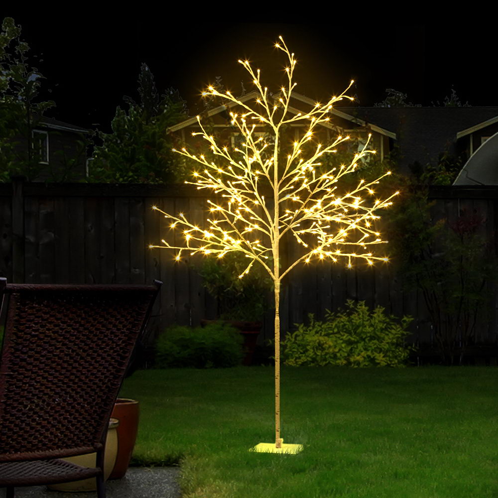 5FT (1.5m) LED Christmas Tree Branch Décor Indoor Outdoor - Warm White - Homecoze