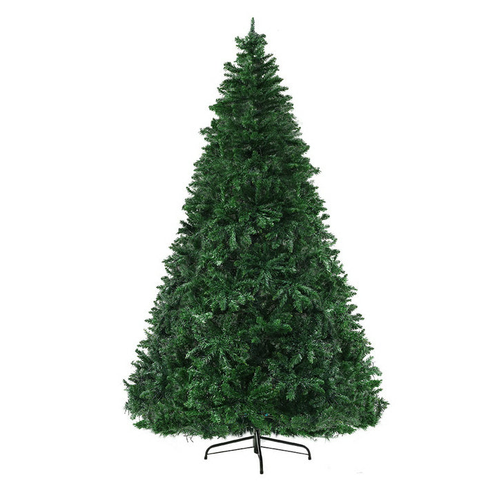 7FT (2.1m) Green Christmas Tree Self-lit with Muilti-coloured LED Lights - 1000 Tips Homecoze