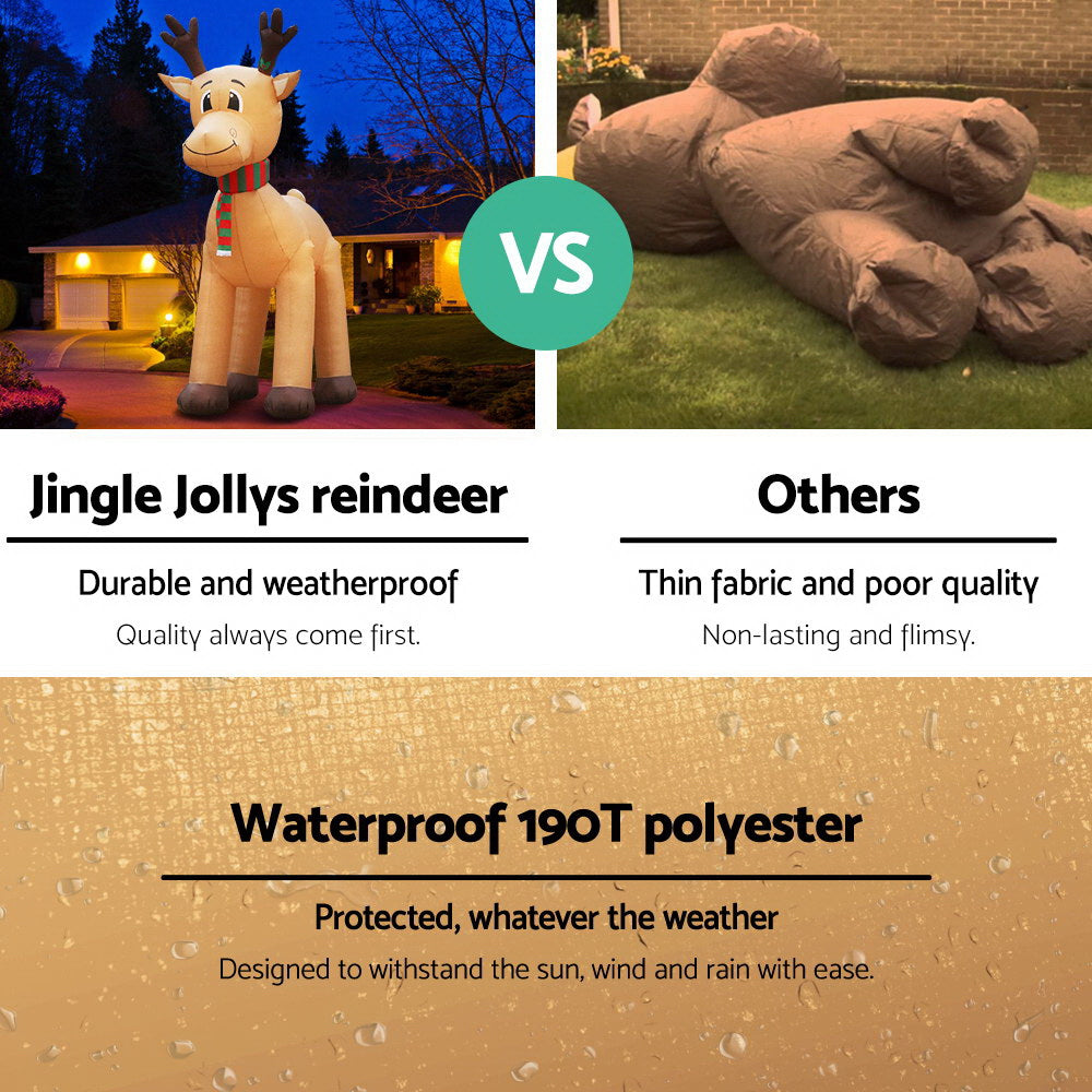 5m Giant Reindeer Christmas Inflatable - Homecoze