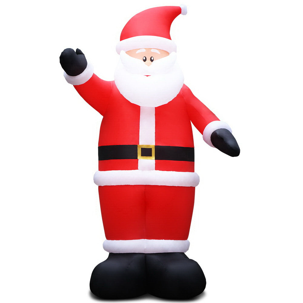 5m Christmas Inflatable Santa Decorations Outdoor Air-Power Light Homecoze