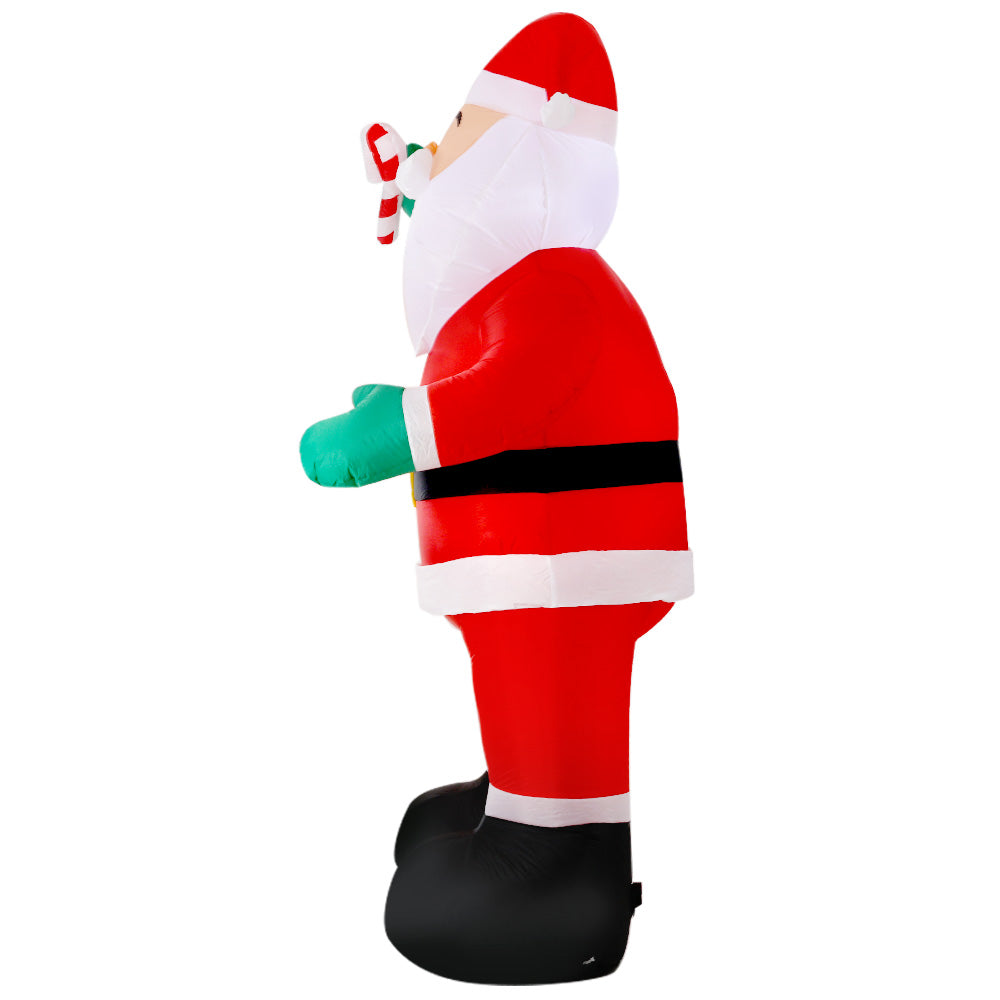 3M Christmas Inflatable Santa Xmas Outdoor Decorations LED Lights Homecoze