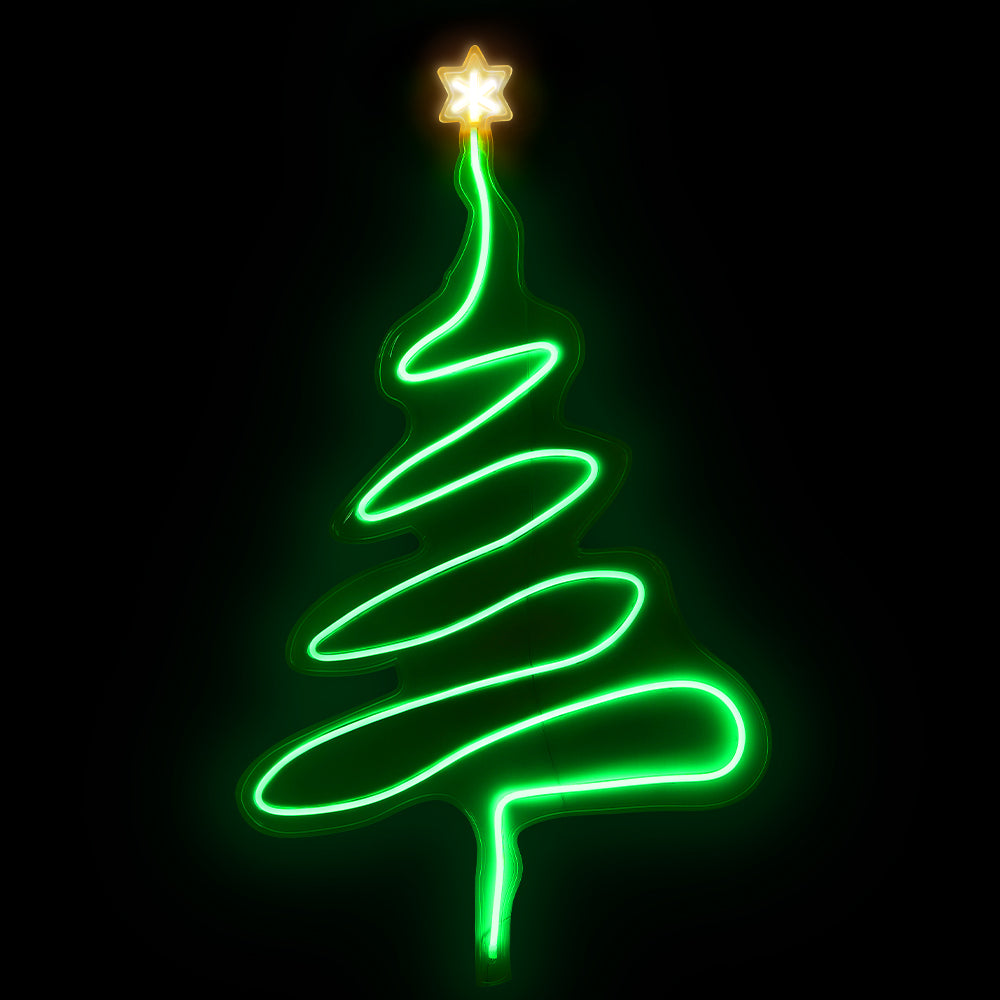 114cm Christmas Tree Motif LED Light Rope Decoration Homecoze