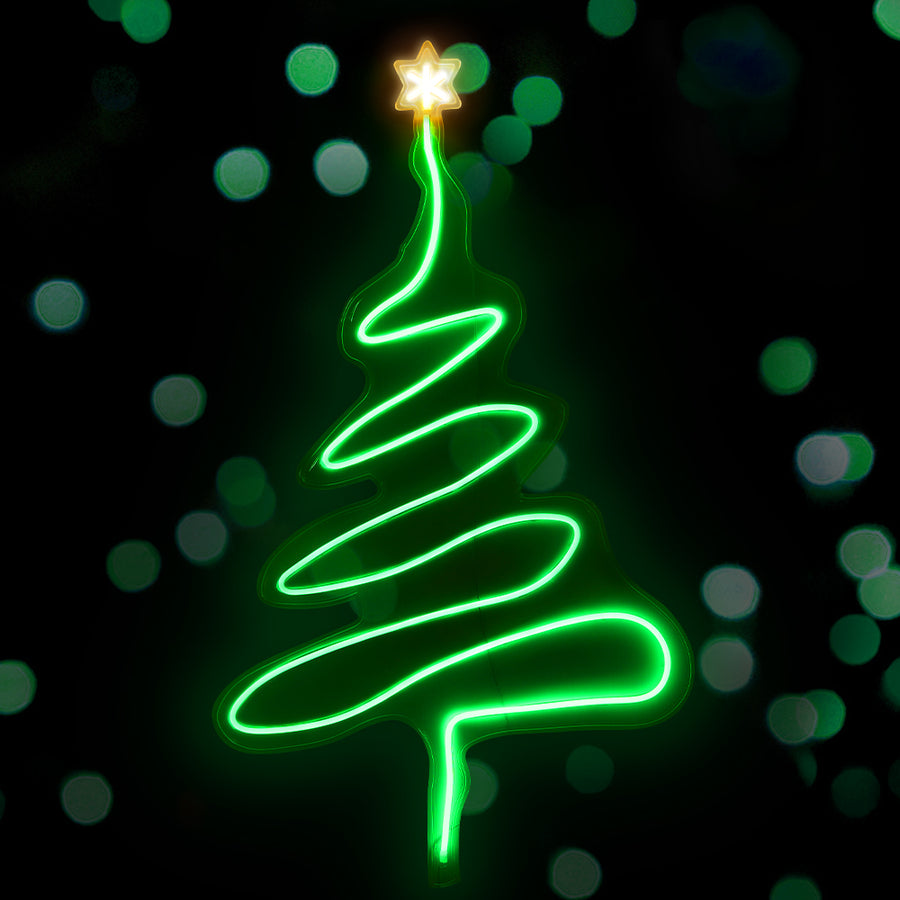 114cm Christmas Tree Motif LED Light Rope Decoration Homecoze