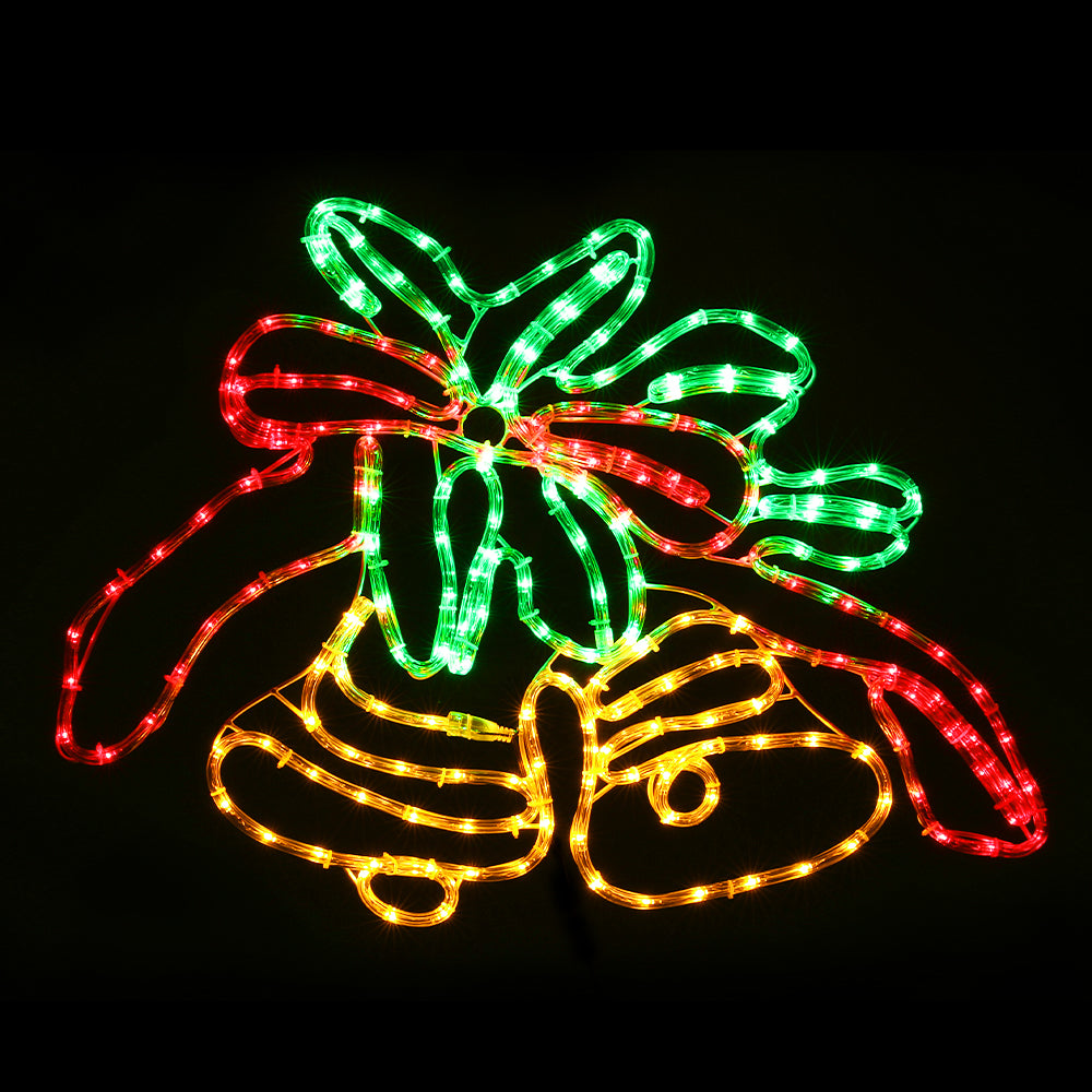76cm Bells Decoration Christmas Motif Lights LED Rope Homecoze