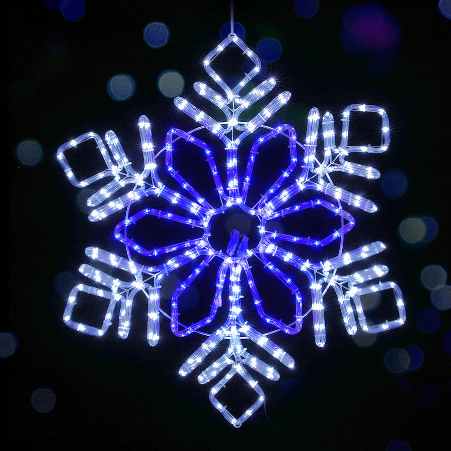 82cm Snow Flake Christmas Motif Lights LED Rope Homecoze
