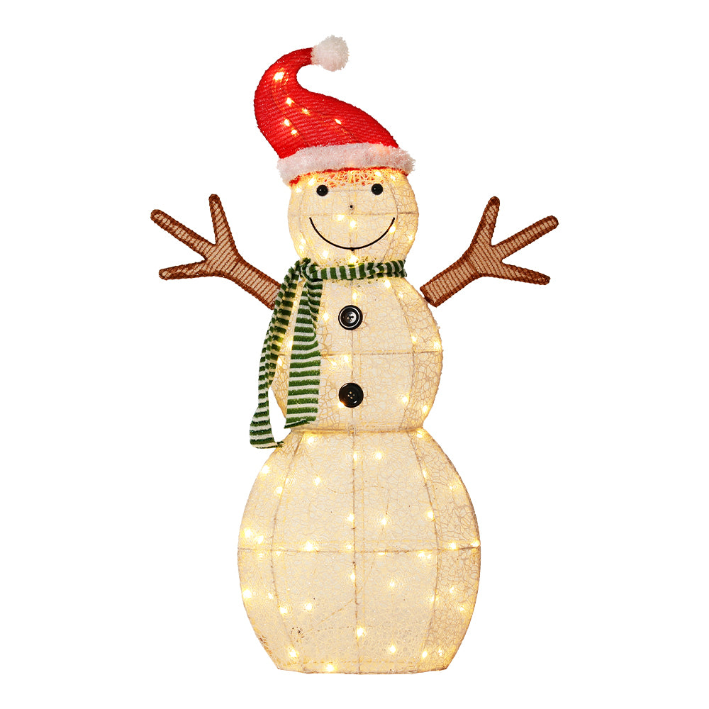 97cm Christmas Snowman 3D Frame Motif LED Decoration Homecoze