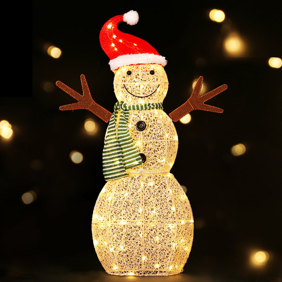 97cm Christmas Snowman 3D Frame Motif LED Decoration Homecoze
