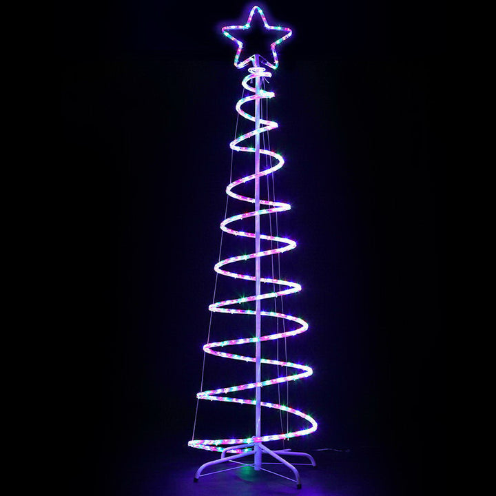 6FT (1.8m) Christmas LED Motif Light Tree Waterproof Colourful Homecoze