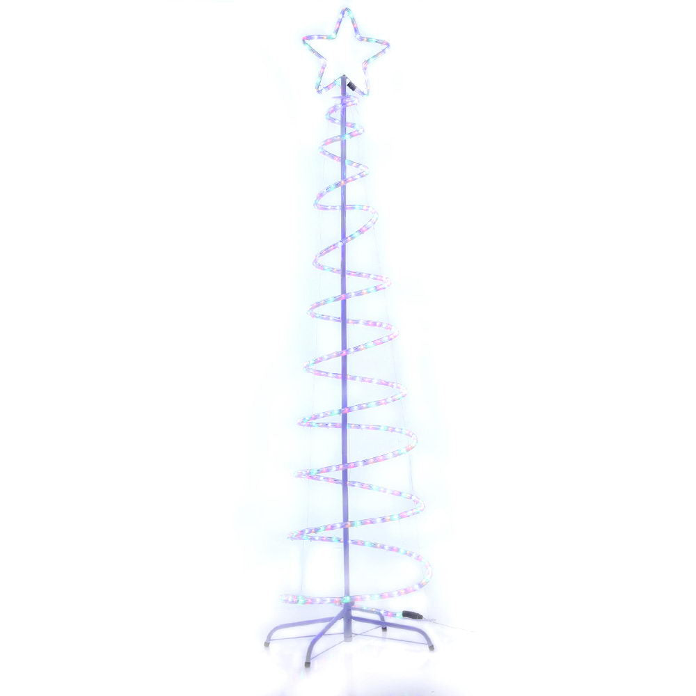 6FT (1.8m) Christmas LED Motif Light Tree Waterproof Colourful - Homecoze