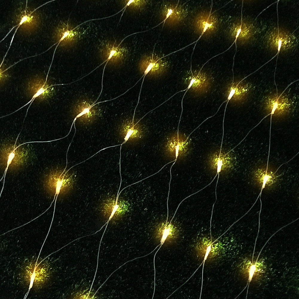 4m x 6m Christmas Net Mesh 1000 LED String Lights - Warm White Homecoze