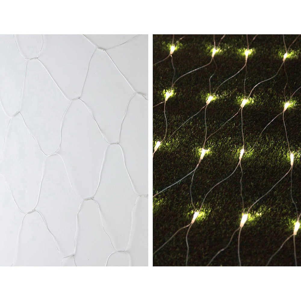 4m x 6m Christmas Net Mesh 1000 LED String Lights - Warm White Homecoze