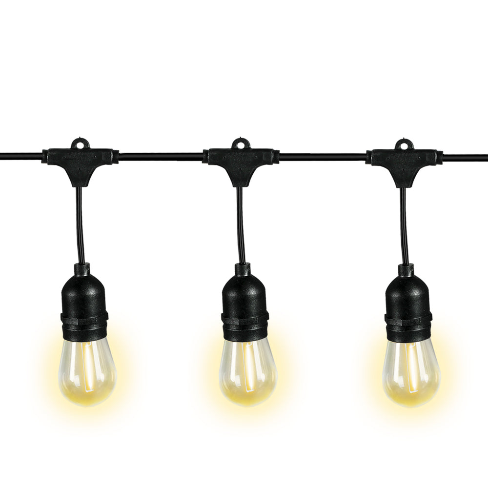 30m LED Festoon String Drop Lights Indoor & Outdoor - 30 Bulbs Homecoze
