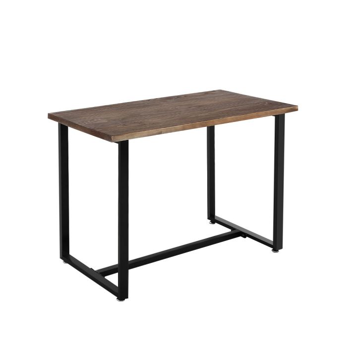 Modern Industrial Wooden Kitchen Cafe Table 110cm Homecoze