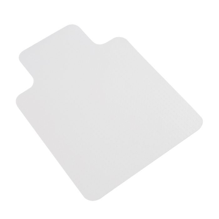Chair Floor Protector Mat Keyshape 135cm x 114cm with Carpet Grippers - Clear Homecoze