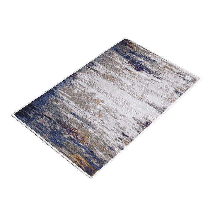 Large Blue Brown & Grey Floor Rug Area Mat 160 x 230cm Homecoze
