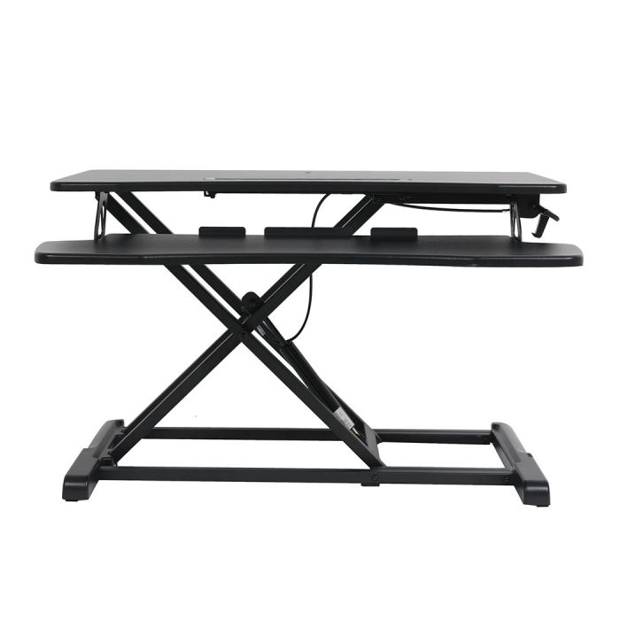 Adjustable Desk Riser Sit & Stand Computer Platform - Matt Black Homecoze