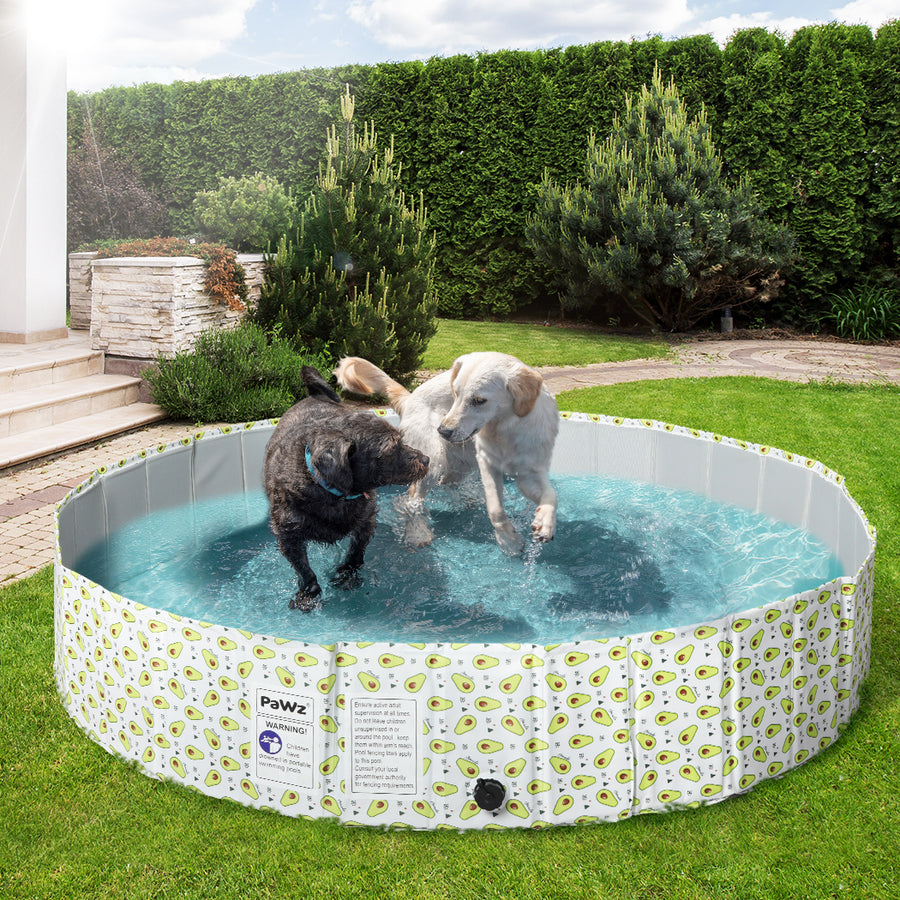 XX-Large 160cm 2-in1 Portable Pet Pool & Pet Bath – Avocado Pattern Homecoze